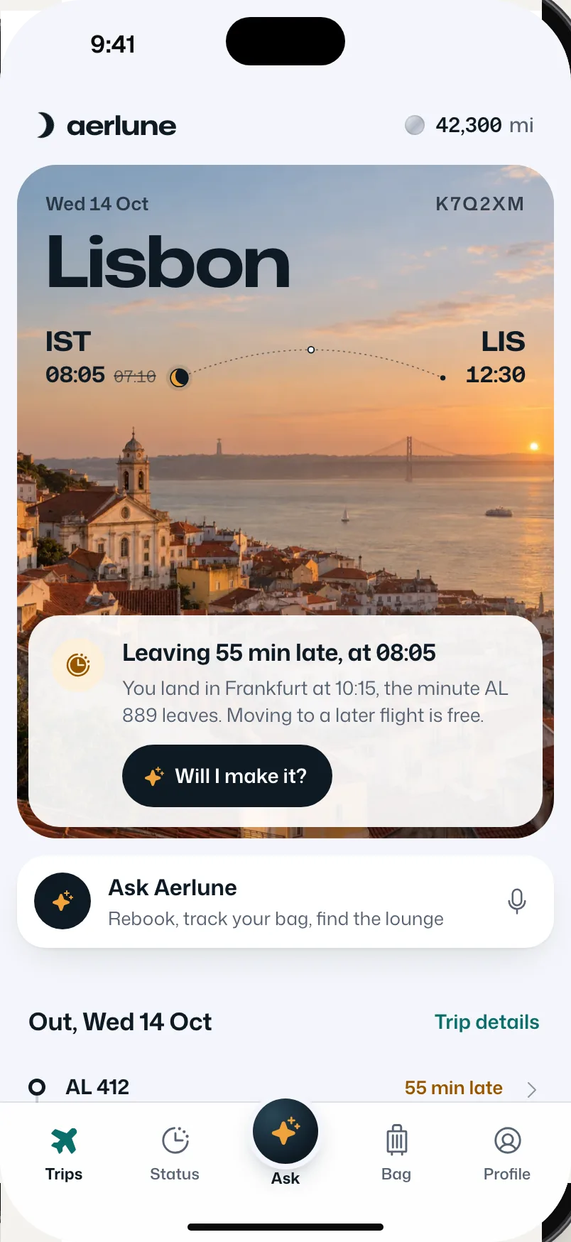 Aerlune, an airline, with Rendel inside
